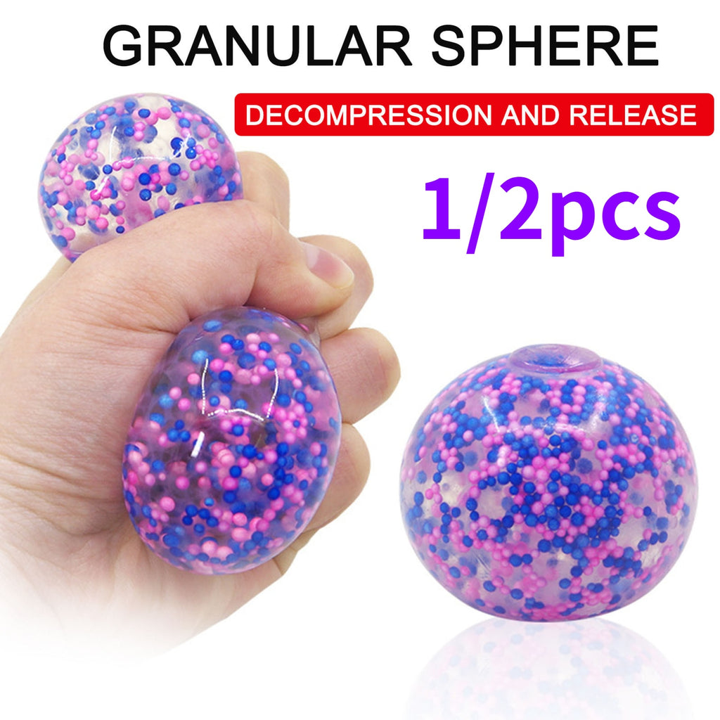 1/2pcs Decompression Dna Color Ball For Kids Adults 1/2pc Stress Relief Balls Exercise Hand Ball Decompression Toy Антистресс