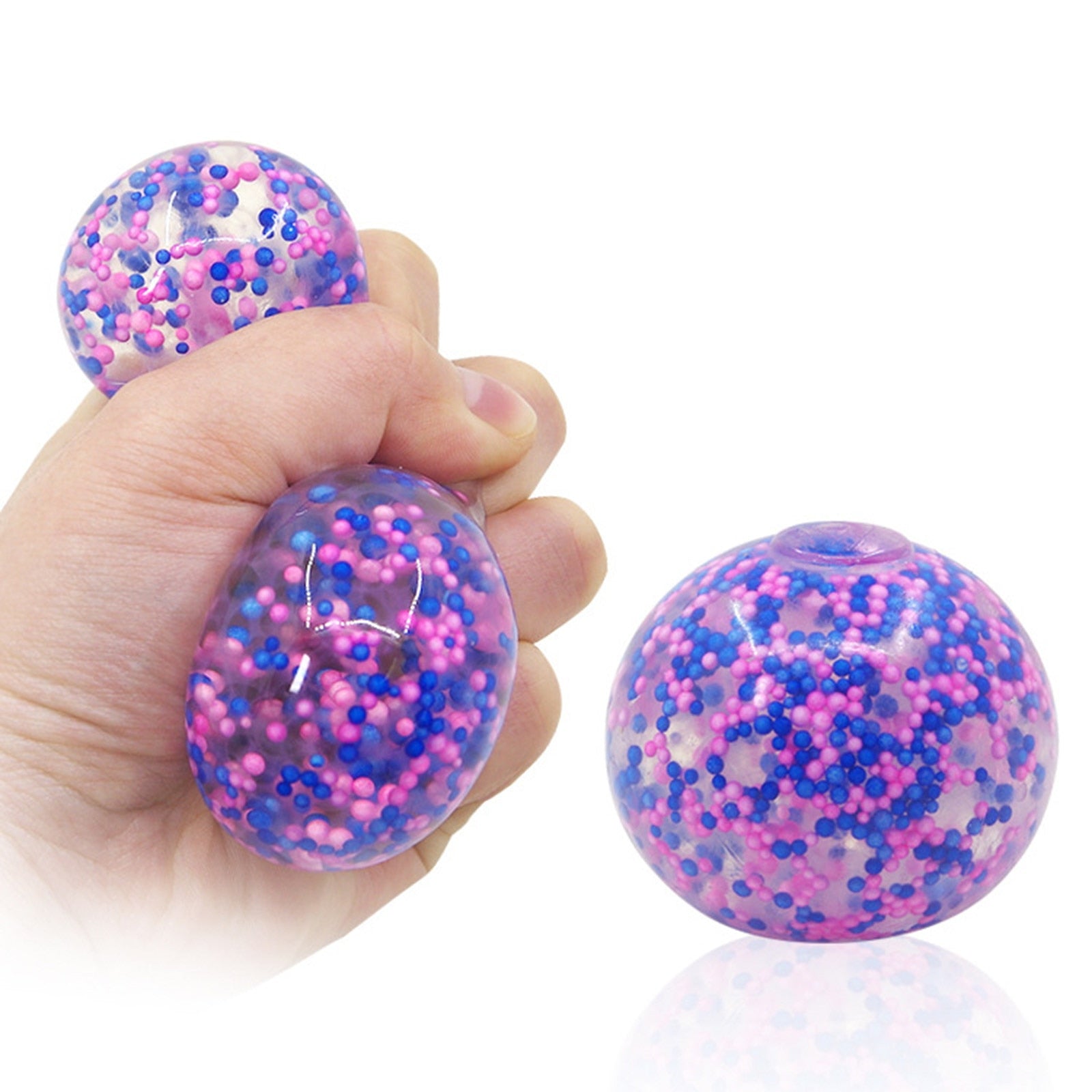 1/2pcs Decompression Dna Color Ball For Kids Adults 1/2pc Stress Relief Balls Exercise Hand Ball Decompression Toy Антистресс