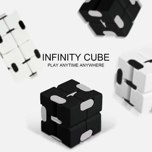 1PC Children Adult Decompression Toy Infinity Magic Cube Puzzle Toys Relieve Stress Funny Hand Game Four Corner Maze Toys ABS