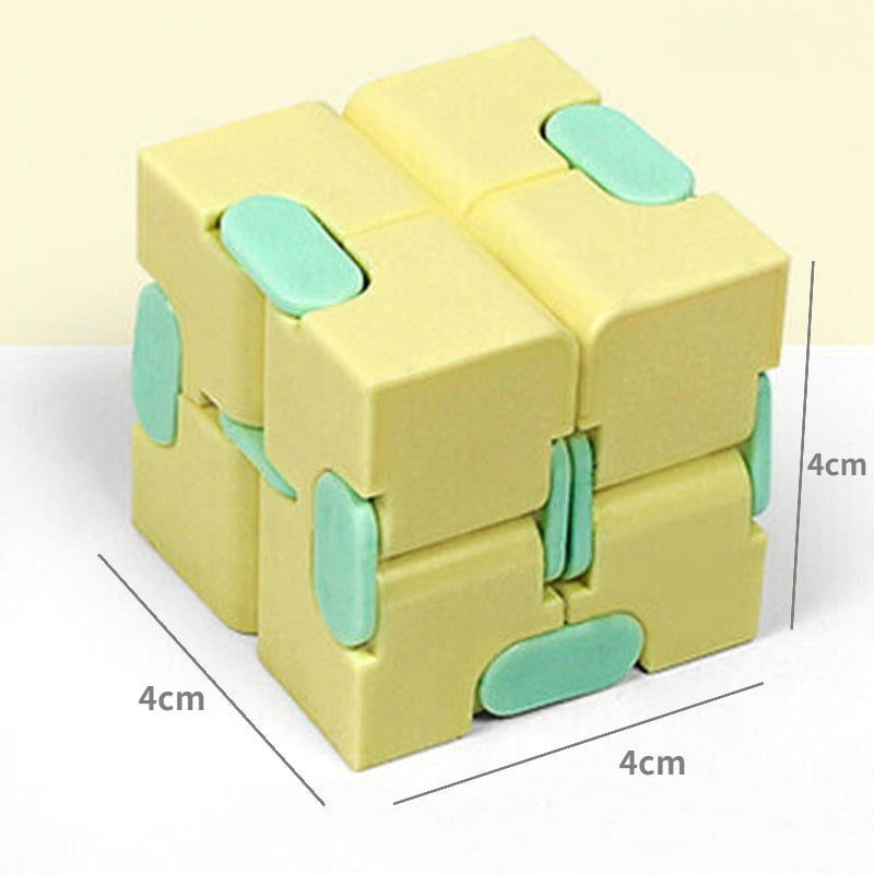 1PC Children Adult Decompression Toy Infinity Magic Cube Puzzle Toys Relieve Stress Funny Hand Game Four Corner Maze Toys ABS