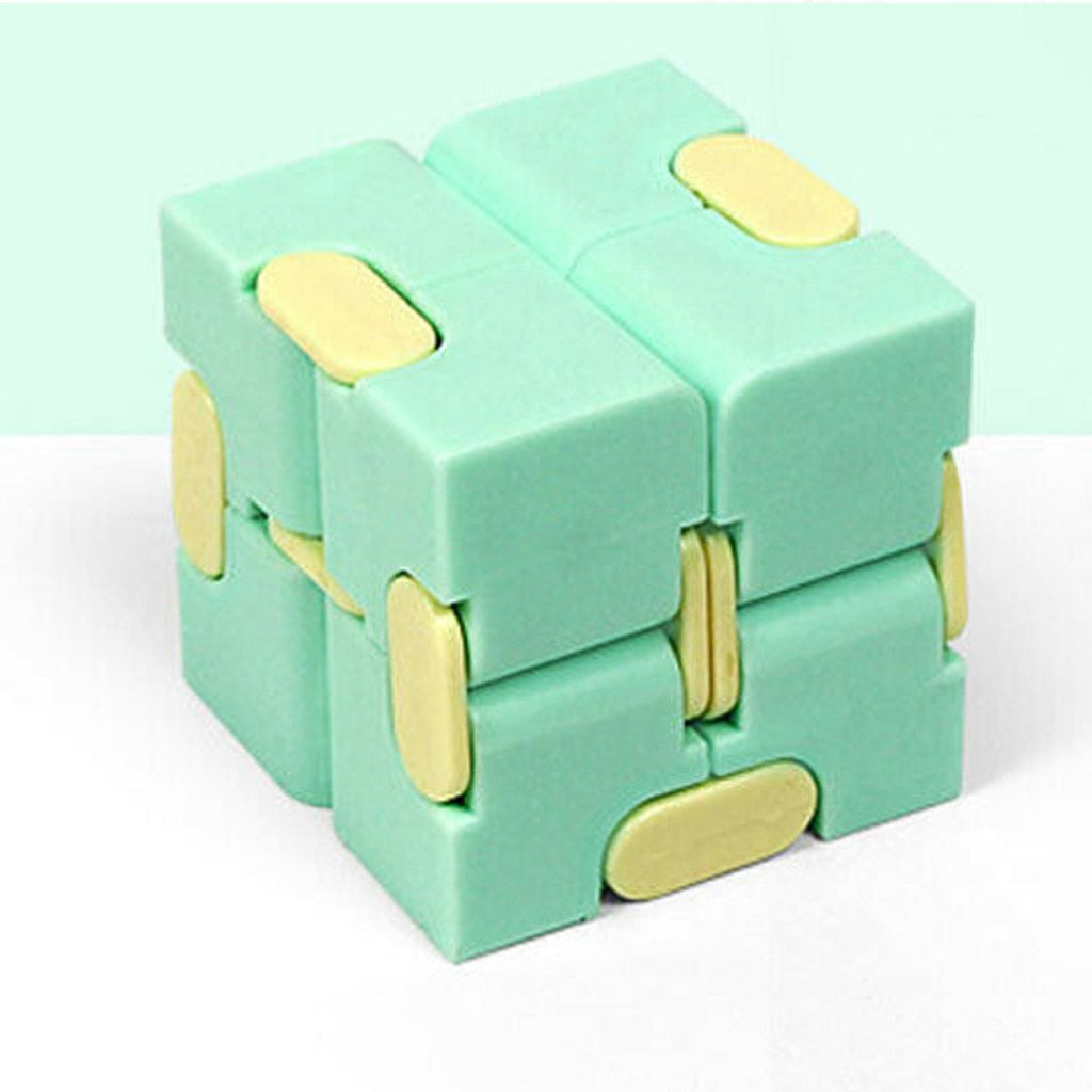 Children Adult Decompression Toy Infinity Magic Cube Square Puzzle Toys Relieve Stress Funny Hand Game Four Corner Maze Toys