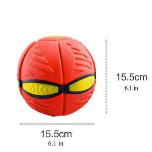 Children Adult Decompression Toy Magic Flying UFO Flat Throw Disc Ball Relieve Stress Funny Fooball Game Deformed Saucer Ball